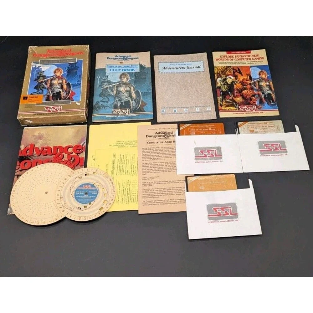 Advanced Dungeons & Dragons Forgotten Realms IBM PC Game CIB Set Vol. 1-3 & More